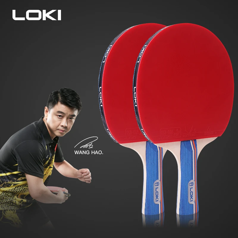 

Ракетка для настольного тенниса LOKI K3000, набор из 2 предметов для домашнего развлечения, оригинальная сумка для пинг-понга