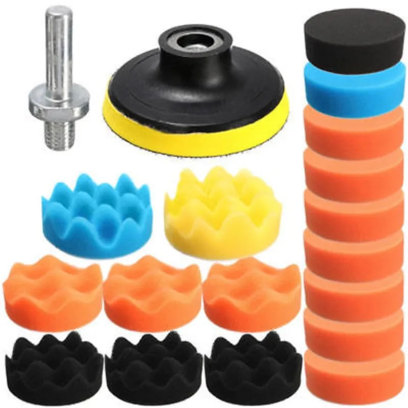 Polishing Sponge Set Car Polishing Sponge Polishing Wheel Disc Polishing Wheel Kit