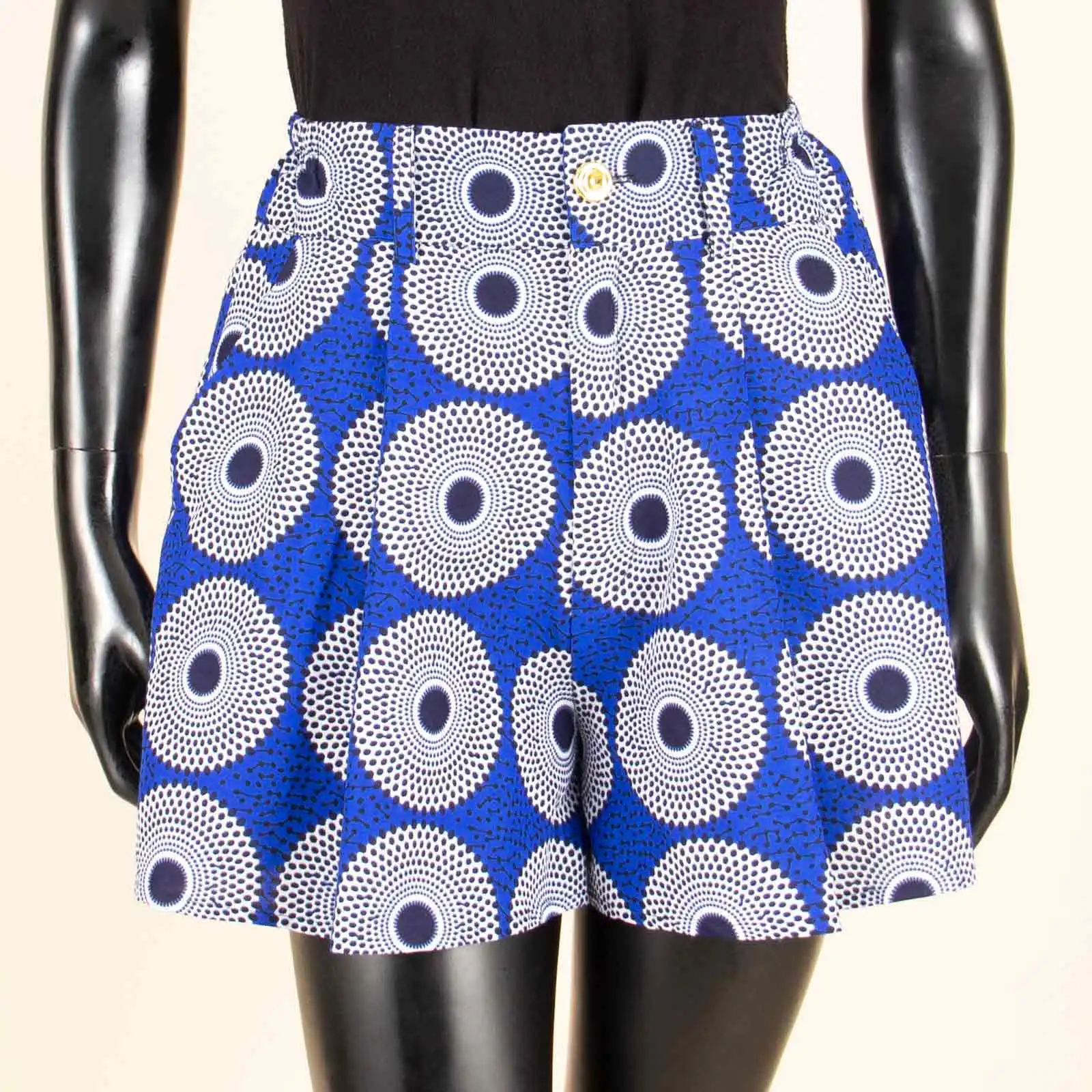 Women's Running Shorts Elastic High Waisted Shorts with Pockets