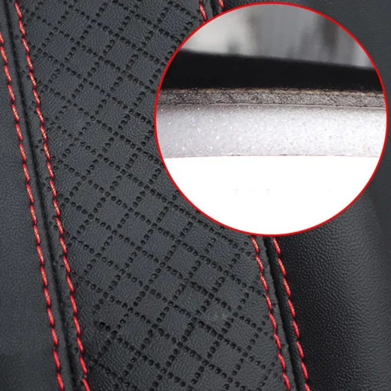 Accessori per auto, protezione per le spalle della cintura di sicurezza, copertura protettiva per cintura di sicurezza in pelle PU, forniture per auto comode e traspiranti - Image 2