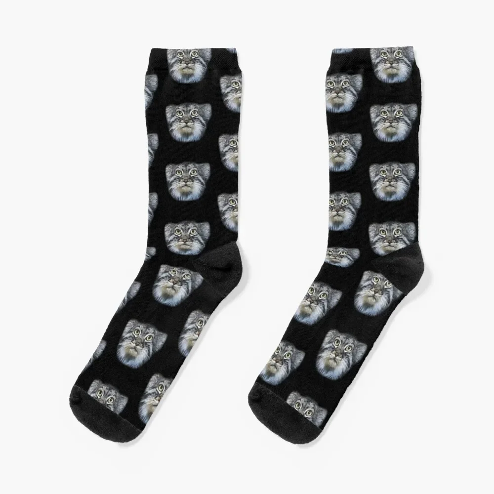 

Cute Pallas Cat Socks cute golf Socks Man Women's