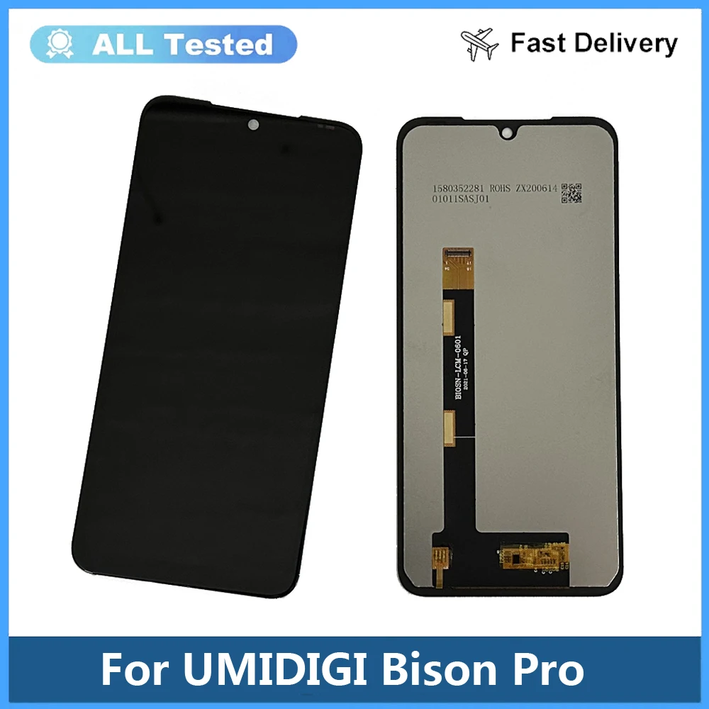 

6.3" Tested For UMIDIGI Bison Pro LCD Display + Touch Screen Digitizer Assembly Replacement For Bison Pro LCD Screen + Glue