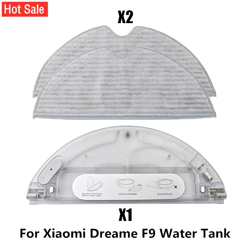 Water Tank for Xiaomi Dreame F9 Vacuum Cleaner Accessories Mop Cloth