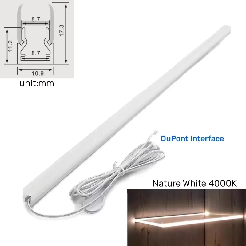 ตัวเลือกสินค้า ไฟเส้น LED โปรไฟล์อลูมิเนียม สำหรับตกแต่งตู้โชว์ บาร์ และพื้นที่ภายในบ้าน