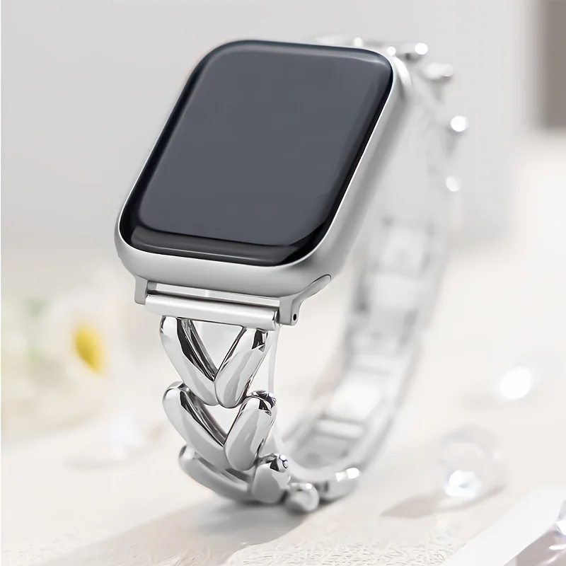 Stainless Steel For Apple Watch Band: Water-Resistant, Elegant, Fits 38mm-49mm Series 1-SE2
