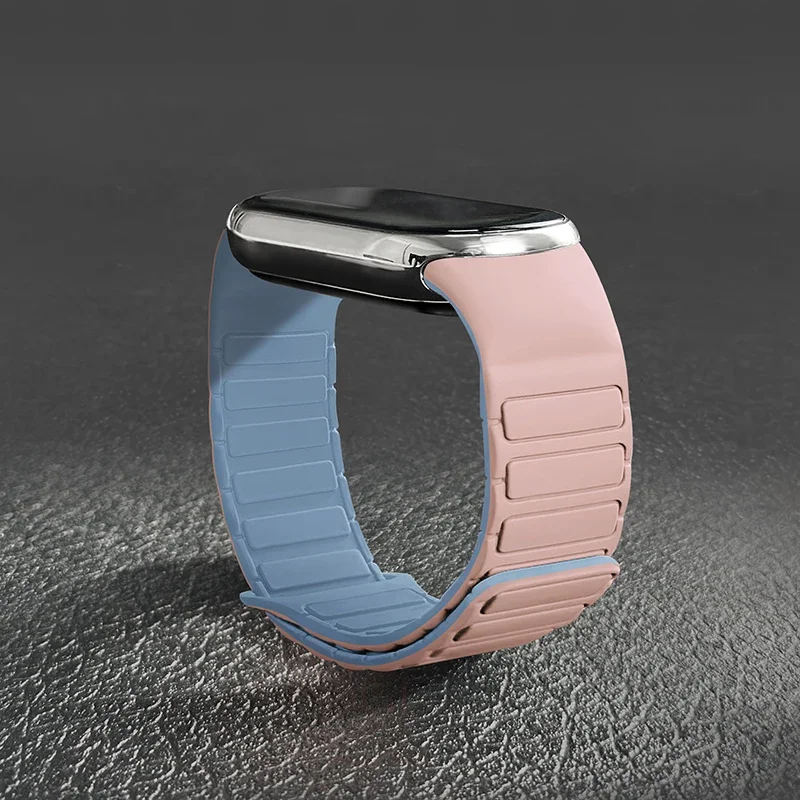 Magnetic Silicone Strap Bracelet for Smartwatch - Stylish Accessory Wristband