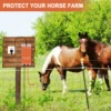 5KM Electronic Pulse Fence Energizer 5 Mile Controller for Animals Dogs Livestock Pasture Poultry 0.3 Joules Electric Shepherd 3