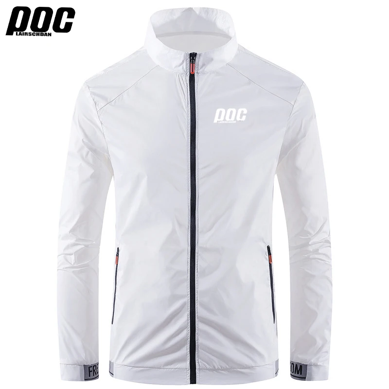 Cycling Jacket, Cycling Clothes LairschDan POC Bike Riding Breathable Clothing Men's Cycling Windproof Jacket MTB Road Downhill Mountain Waterproof Windbreaker