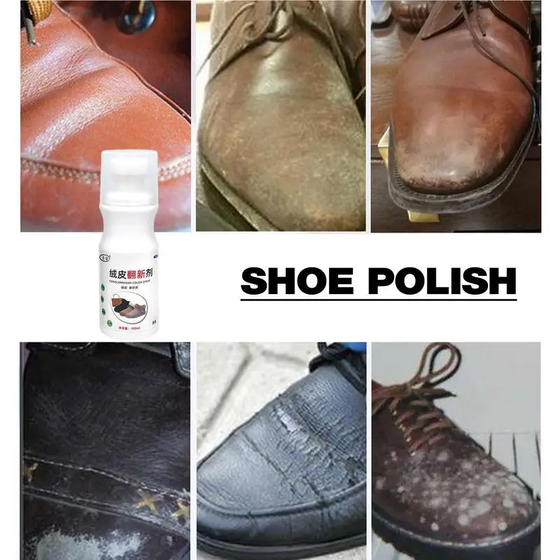 Liquid Shoe Polish Colorless Leather Care Supplies Shoe Polish  Refurbishment Agent Color Restorer For Suede 