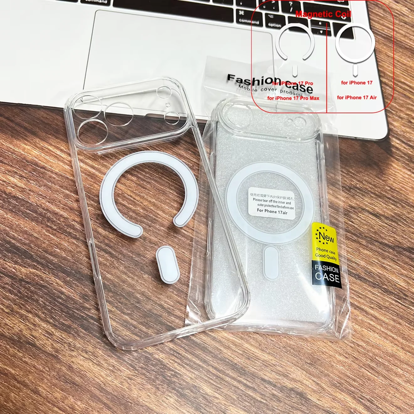 Clear Magnetic Case for iPhone