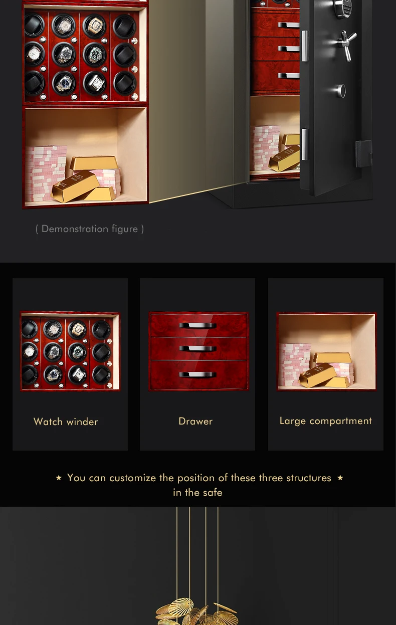 S5bf77e2d5fb5423db7d87a5e78eedb06P Home use steel fingerprint lock safe watch winder jewelry money security safe box