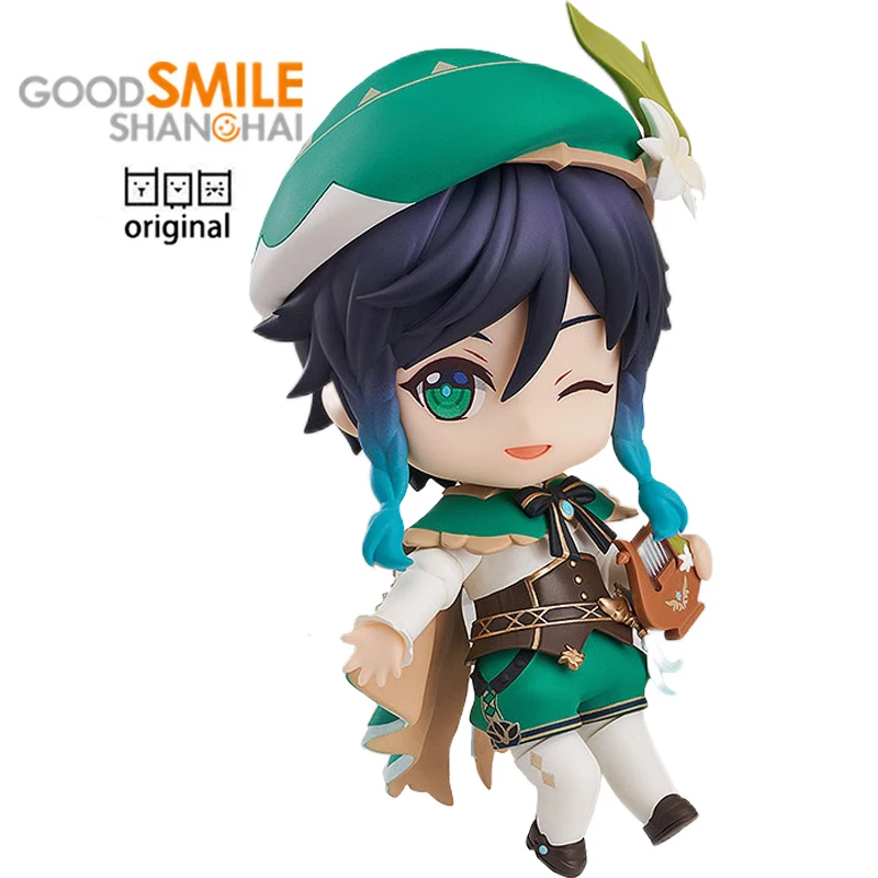 

IN Stock Good Smile Nendoroid Genshin Impact Venti 1795 Gsc Genuine Figure Action Kawaii Doll Model Toys Child Gift