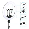 22" LED Light Rings 3200-6500K Color Temperature 0-100% Brightness With 2M Power Cable Lamp For Make Up/Photo Studio Shooting 2