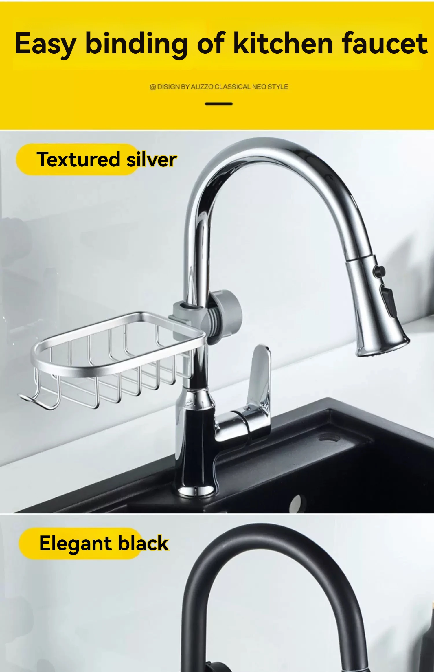 Punch Free Aluminum Shower Rack image 5