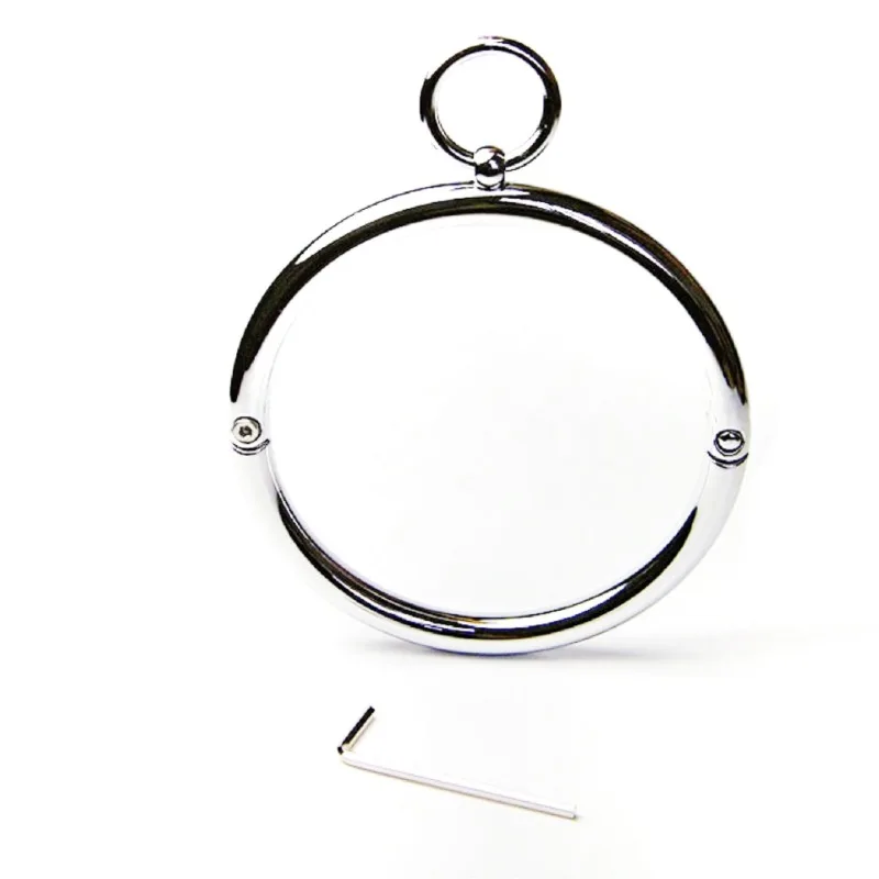 Male Female Lockable Neck Collar BDSM Restraint Bondage