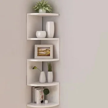 Wooden Corner Wall Shelf 1