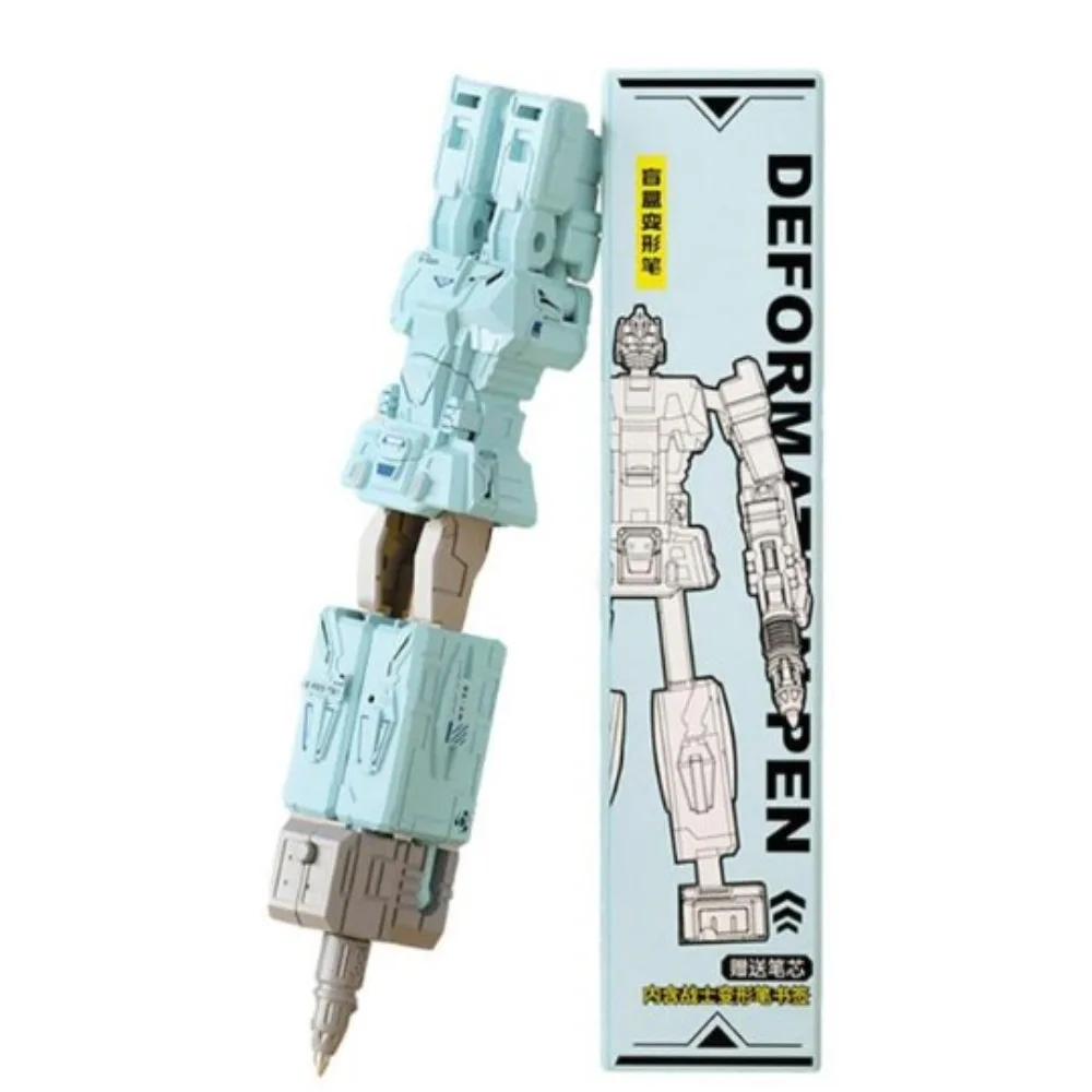 Wear Resistant Robot Deformation Pen Portable Non-toxic ABS School Office Supplies Stationery Gel Pen Children 4