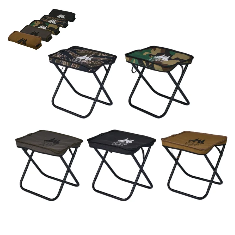 

Portable Camping Stool Outdoor Fishing Stool Pocket Stool Foldable Self-driving Picnic Sketching Line Chair New