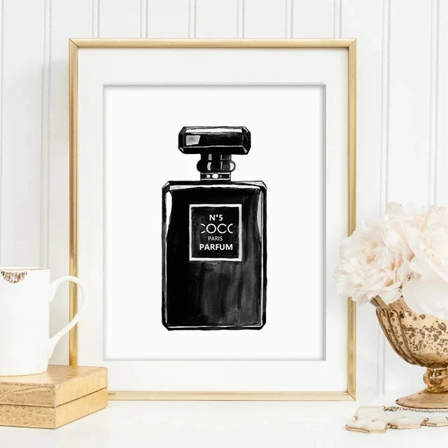 Chanel No. 5 Original Art. 8x8. French Designer 