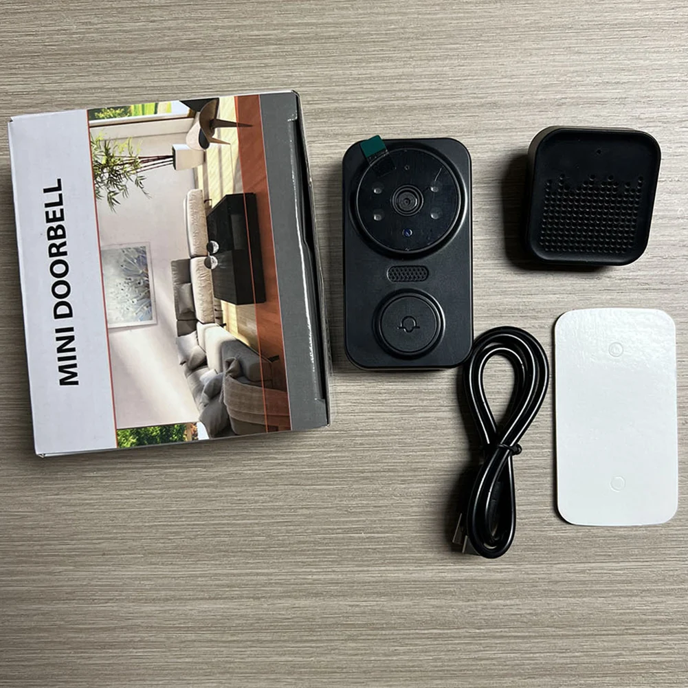 WiFi 스마트 비디오 초인종 카메라 나이트 비전 무선 비주얼 인터콤 초인종 지능형 초인종 실내 실외 감시