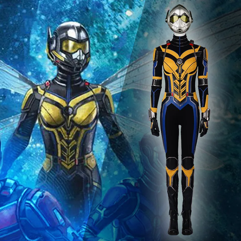Hope Wasp Cosplay Movie Ant-Man And The Wasp Quantumania Hope Wasp Tuta Donna Halloween Carnival Costume Cosplay