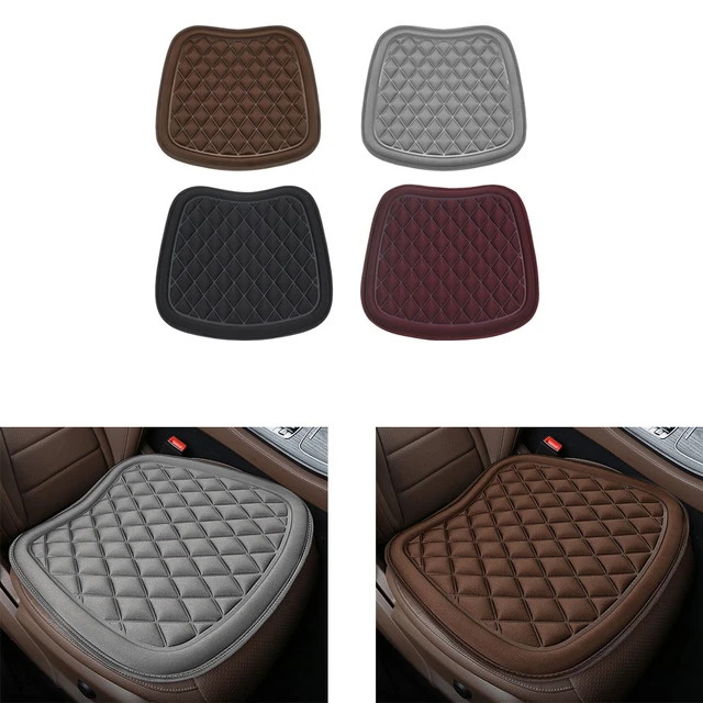 Car Seat Cushion, Driver Seat Cushion With Comfort Memory Foam & Non-Slip  Rubber Car Seat