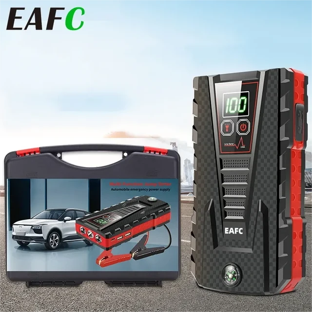 Eafc 1200a Starthilfe Power Bank 22000mah tragbares Ladegerät Start gerät  für 4,0 l/2,0 l Not-Autobatterie Starthilfe - AliExpress