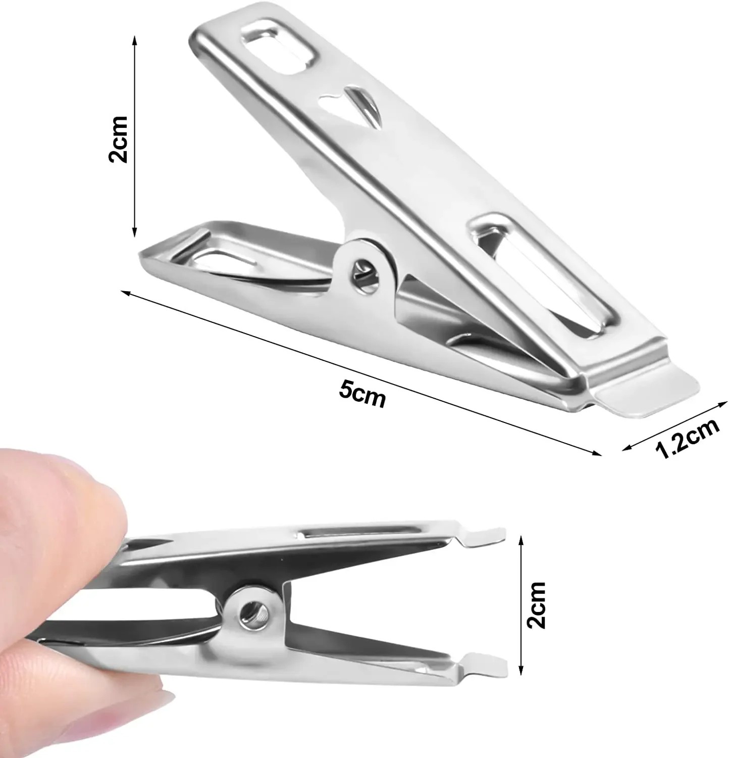Stainless Steel Clothespins 10Pcs Stainless Steel Clothes Pegs Heart Shape Metal Laundry Clothes Clips Peg Multifunction Clothespins with Strong Clamp