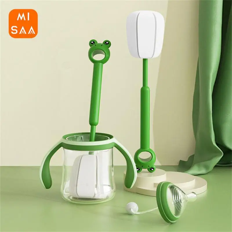 

Щетка для бутылки, чашки для мытья, зеркальная щетка, лягушка, прочные товары для дома, щетка для чашки, чашки, щетка с длинной ручкой, губка, щетка для чашки