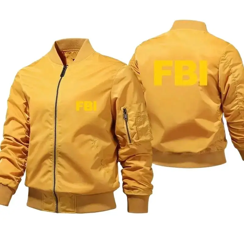 High quality FBI men's pilot jacket baseball suit motorcycle bomber windproof jacket 2