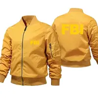 High quality FBI men's pilot jacket baseball suit motorcycle bomber windproof jacket 2
