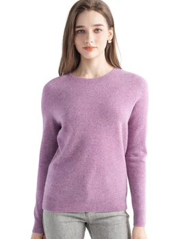 Naiste 100% meriinovillast o-kaelusega pikem sviiter S-XL (2026) 2 Naiste 100% meriinovillast o-kaelusega pikem sviiter S-XL (2026) 2