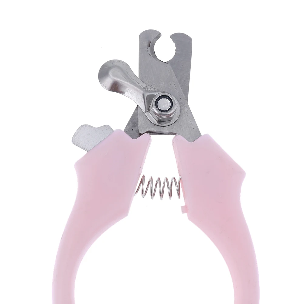 Stainless Steel Nail Trimmer Ergonomic Design Pet Scissors Trimmers Multifunctional Anti Grasping for Small Medium Pet Animals