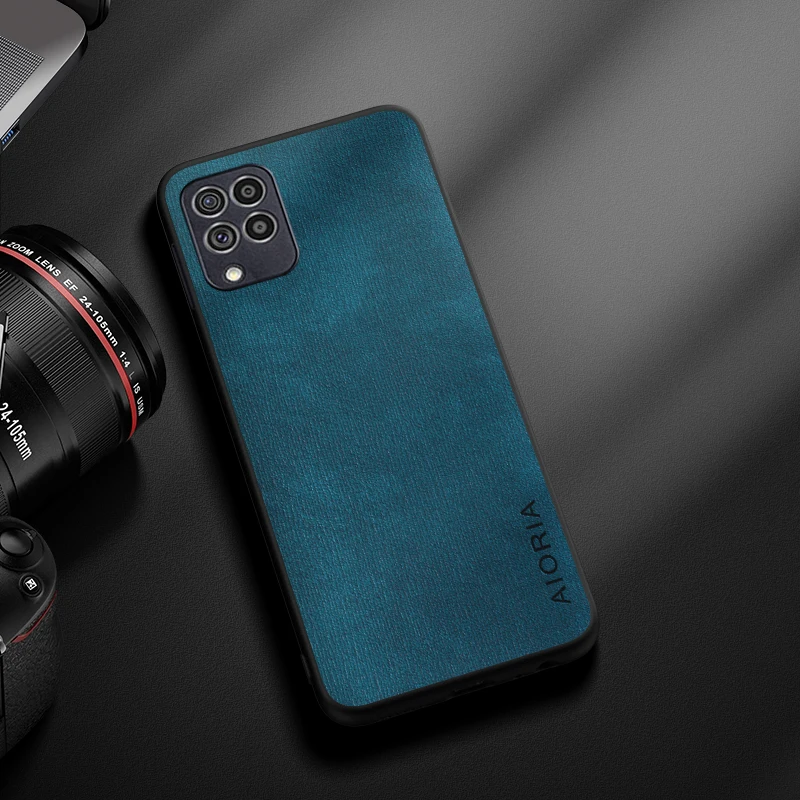 Elegant Wood Grain Leather Cover - Simple, Lightweight Case
