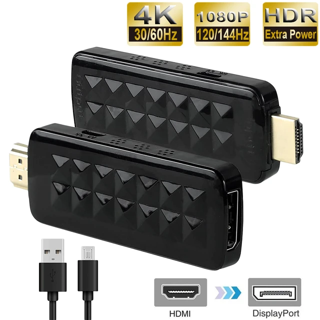 HDMI to DisplayPort Adapter with USB Power