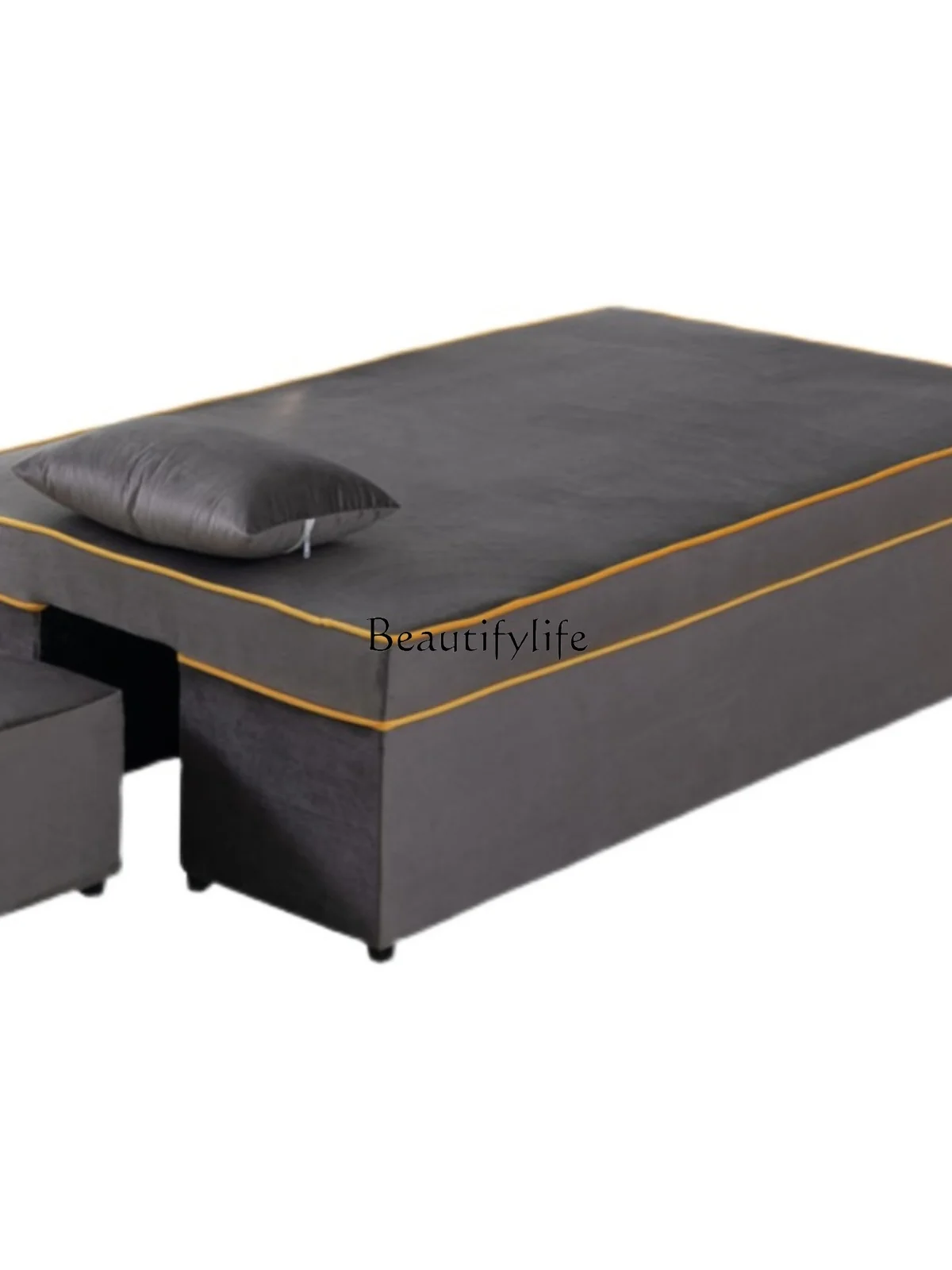 Thai Massage Bed plus Wide Moxibustion Physiotherapy Massage Pedicure Head Hole Solid Wood Beauty Salon Bed