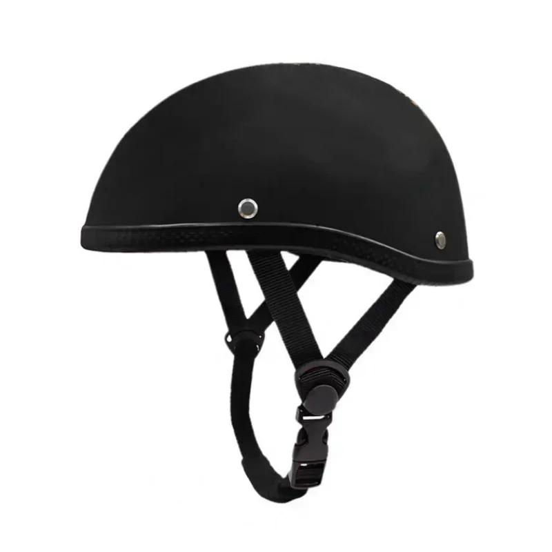 Reliable Durable Safe Helmet Vintage Quick Release Buckle ABS Open Face Half Helmet for Mountain Bike Motorcycle Accessories