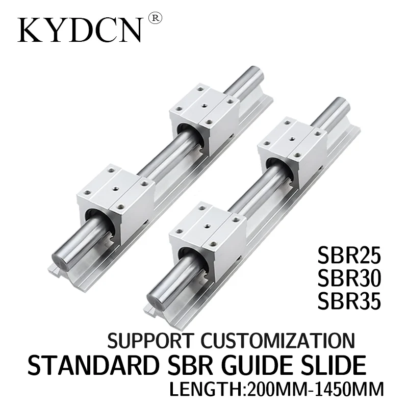 

Linear guide SBR25 30 35 Sliding block line guide slide table support optical axis track with hard rust prevention