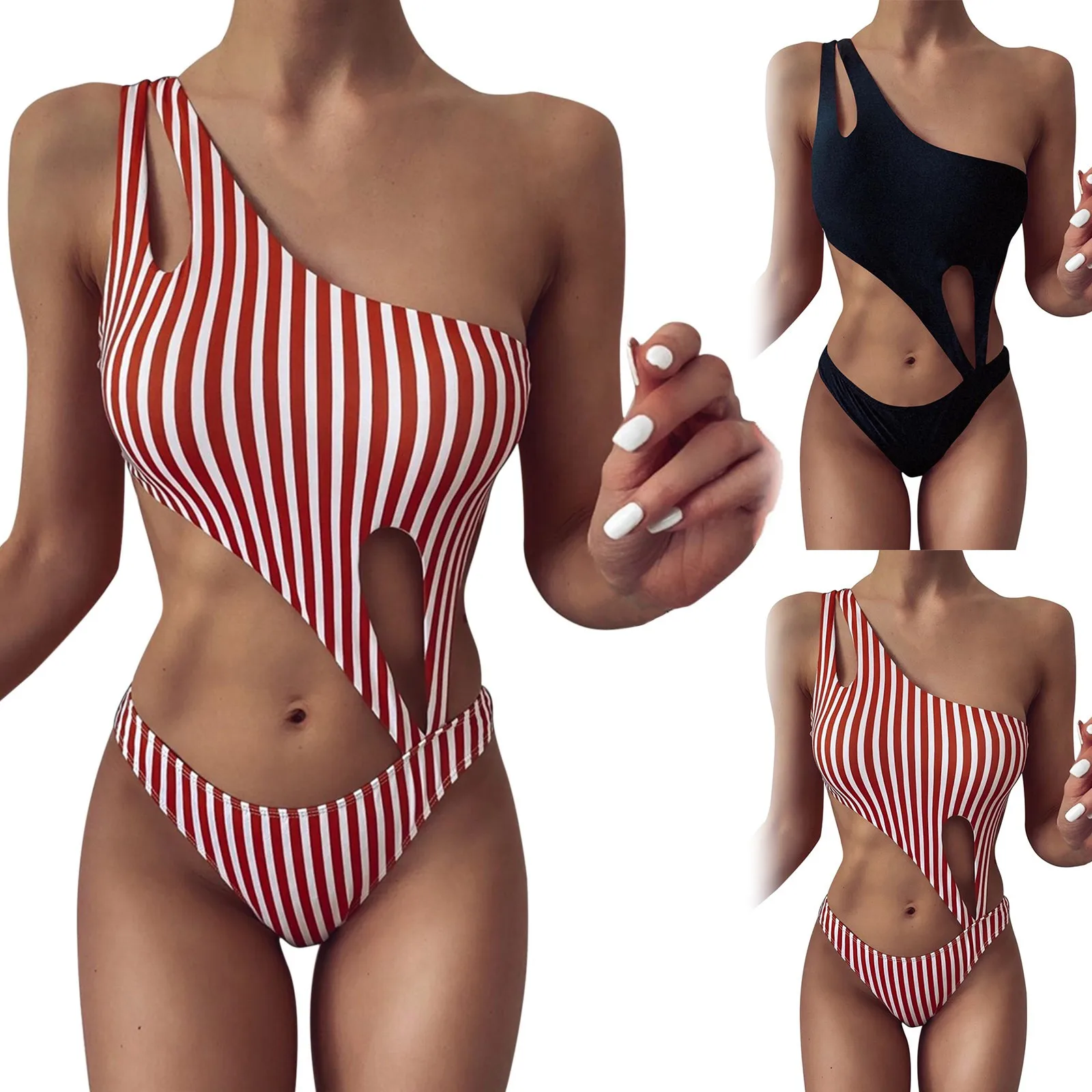 

Women'S Hollowed Out Swimsuit Sexy Seaside Swimsuit Beach Swimming Hot Spring Swimsuit Hawaii Sexy vacation