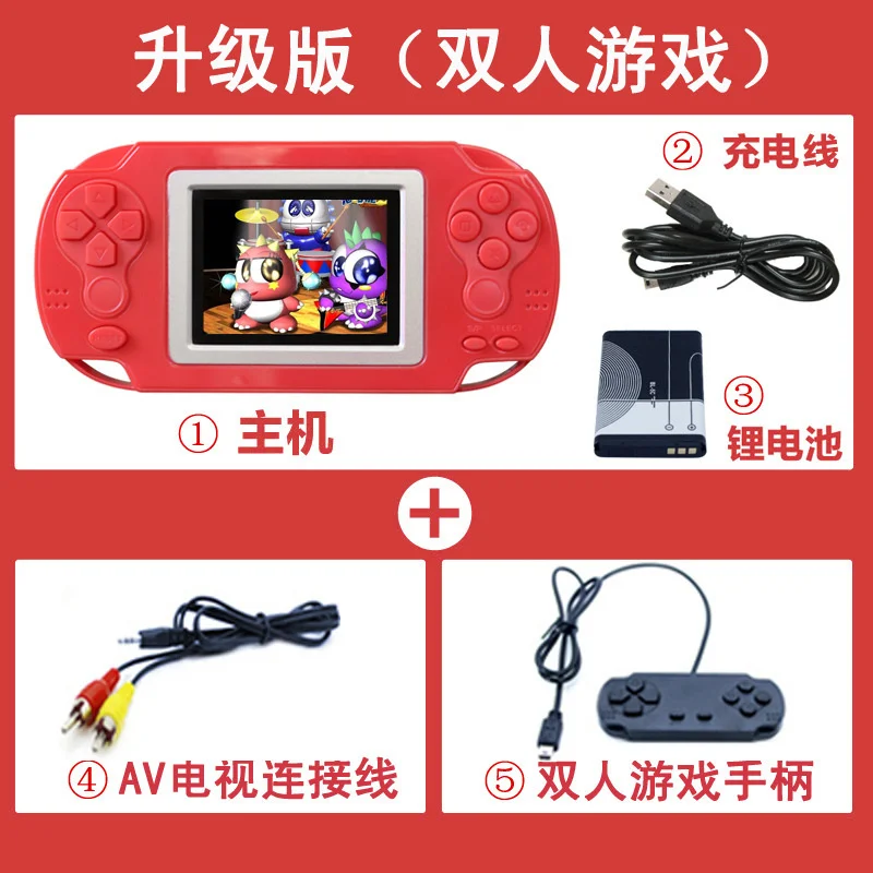 400 IN 1 Retro Video Game Console Handheld Game Player Portable Pocket TV Game Console AV Out Mini Handheld Player for Kids Gift 