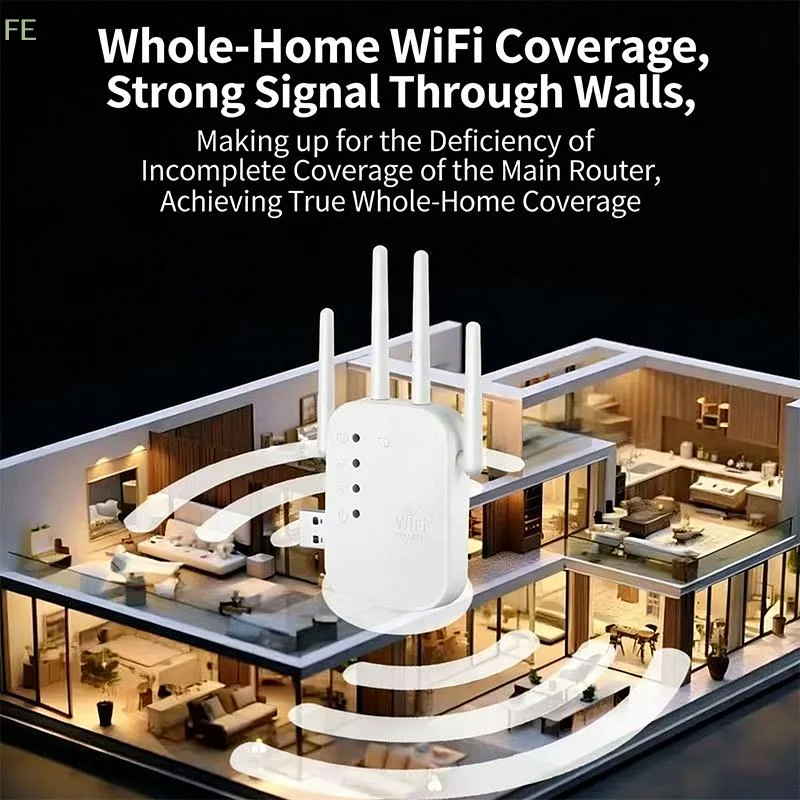 [F] 1PC WiFi 라우터 장거리 신호 부스터 라우터 300Mbps 무선 리피터 2.4G WiFi 신호 확장기 증폭기