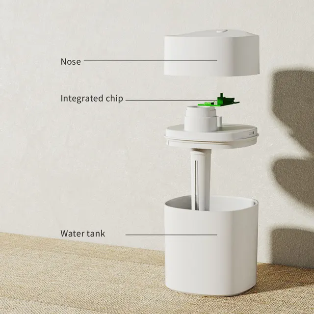 200ml Mini Air Humidifier with Night Light Essential Oil Diffuser USB Mist Maker Car Air Freshener for Bedroom Office 6