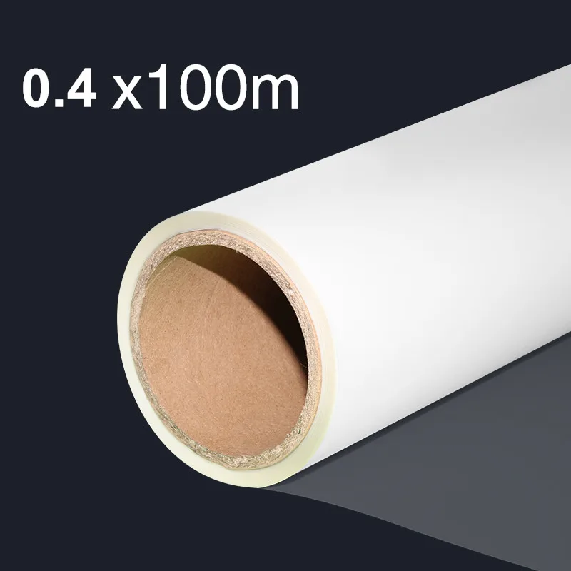 40cm x 100M 새로운 트렌드 디지털 전송 필름 PET DTF 인쇄 필름 롤 열전달 필름 섬유 적용