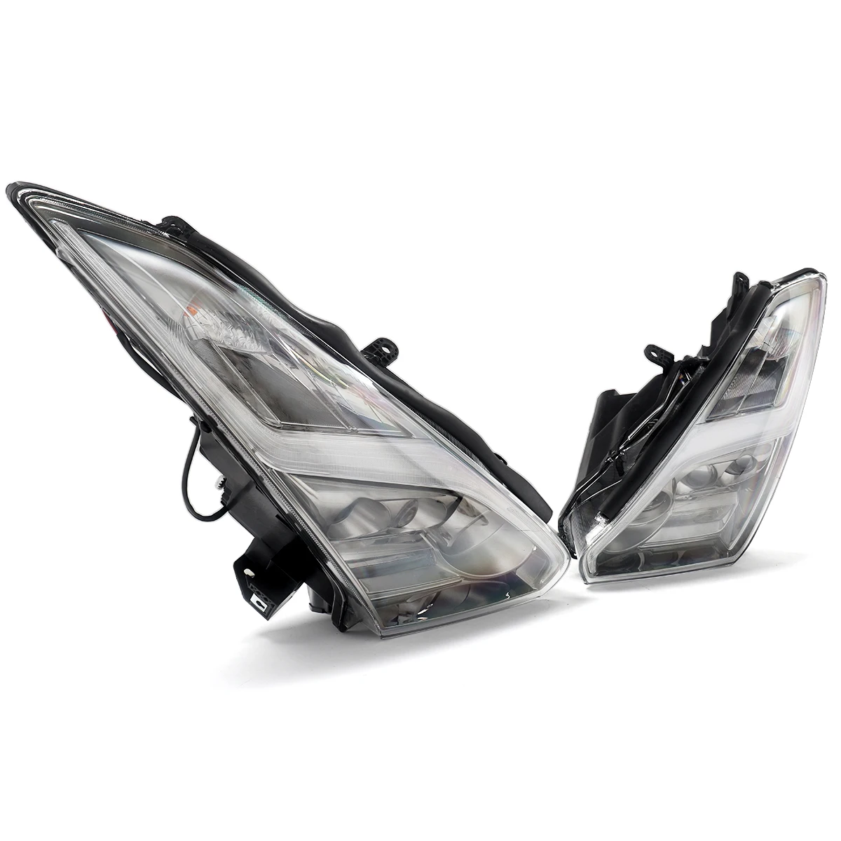 GT-R R35 前期ヘッドライト 左右セット 日産r35 gtr,GT-R, 2009-2022の左右のLEDヘッドライト - AliExpress