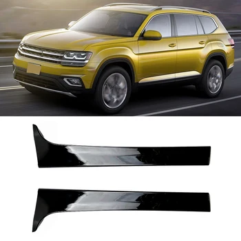 Per Volkswagen VW Teramont Atlas Car lunotto laterale Spoiler Spoiler parabrezza Canards Splitter nero lucido Auto 2017-2019