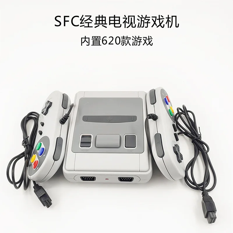 슈퍼 미니 SFC 게임 콘솔 내장 620 듀얼 게임패드, AV HDMI 출력, 8 비트 TV 게임 박스, 클래식 SNES