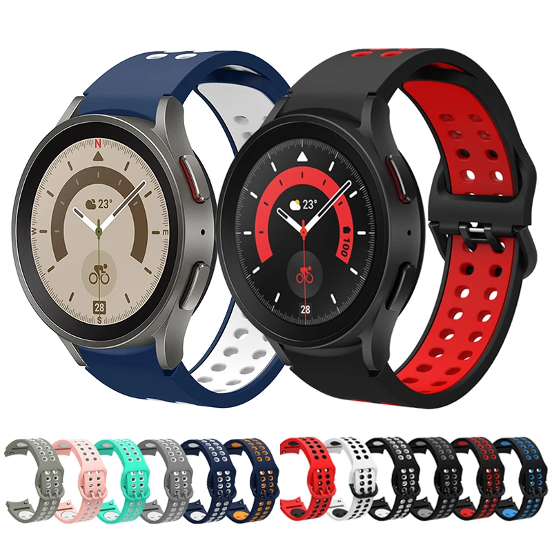 Silicone Band For Samsung Galaxy Watch 5 4 40mm 44mm Smart Correa