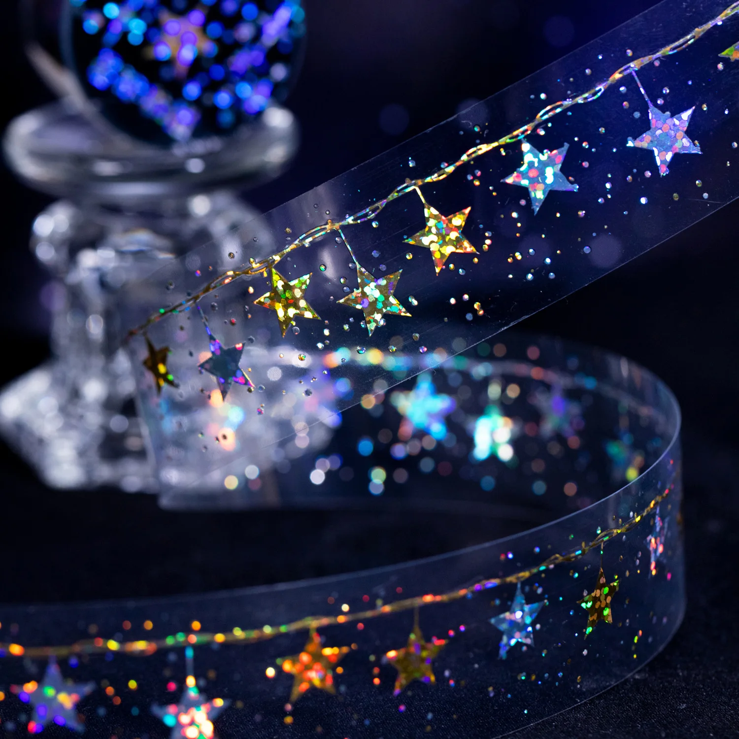 DIY Decoration Adhesive Tapes Japanese Starry Night Sky Washi Tapes Masking stickers stationery 1pcs adhesive tape washi tape adhesive tapes masking tape decorative tape decoration tape decoration stickers