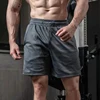 Men's Mesh Shorts Breathable Quick Drying Gym Running Short Pants Solid Color Daily Sports Shorts Men 4