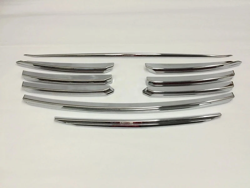 

FIT FOR MAZDA CX-5 CX5 2015 2016 CHROME FRONT MESH GRILLE GRILL BUMPER COVER TRIM INSERT BONNET GARNISH MOLDING GUARD PROTECTOR